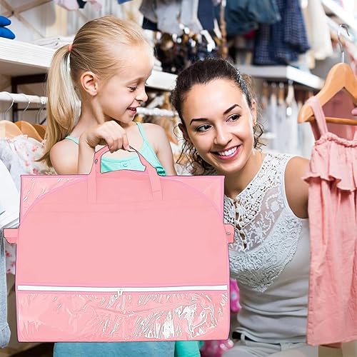 Vista 141 de Bolsa de ropa colgante impermeable, bolsas de ropa de 40 pulgadas para colgar ropa, bolsas de ropa para almacenamiento de viajes, bolsa de ropa