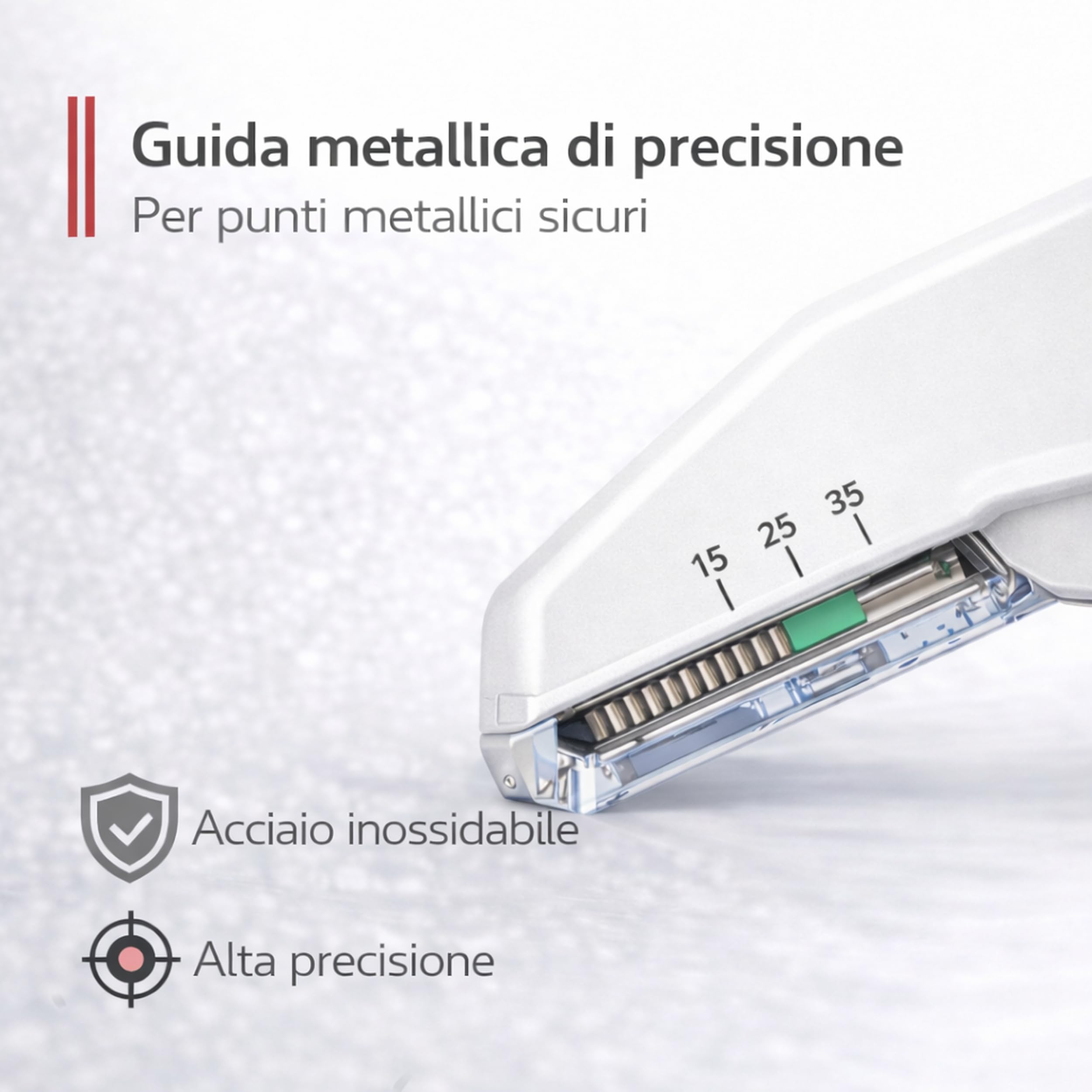 10x Pulox Cucitrice cutanea sterile monouso con 35 graffette - Suturatrice mediche per la pelle