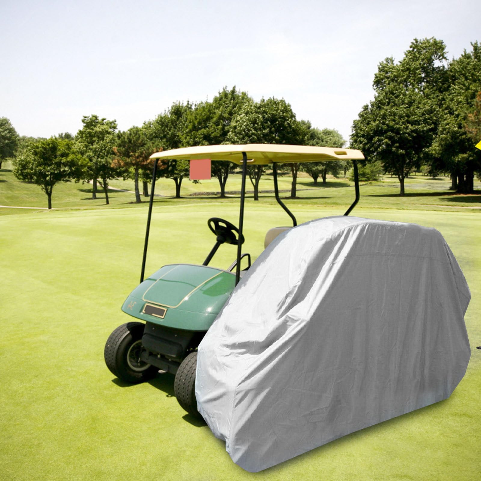 TOYANDONA Funda Protectora para Carrito de Golf Exterior para 4 Pasajeros