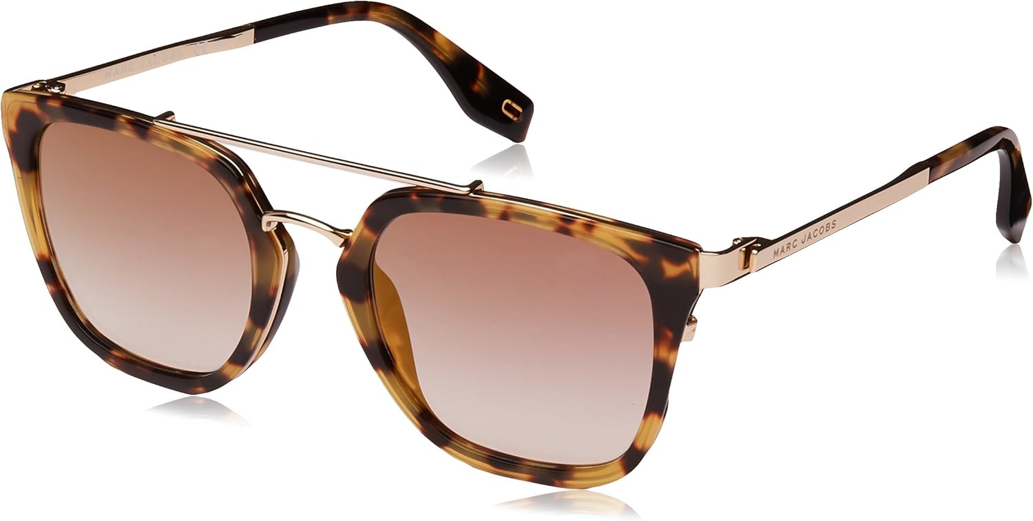 Marc Jacobs sunglasses (MARC-270-S 086/FQ) Havana - Light Gold - Blue Grey Gradient with Mirror effect lenses