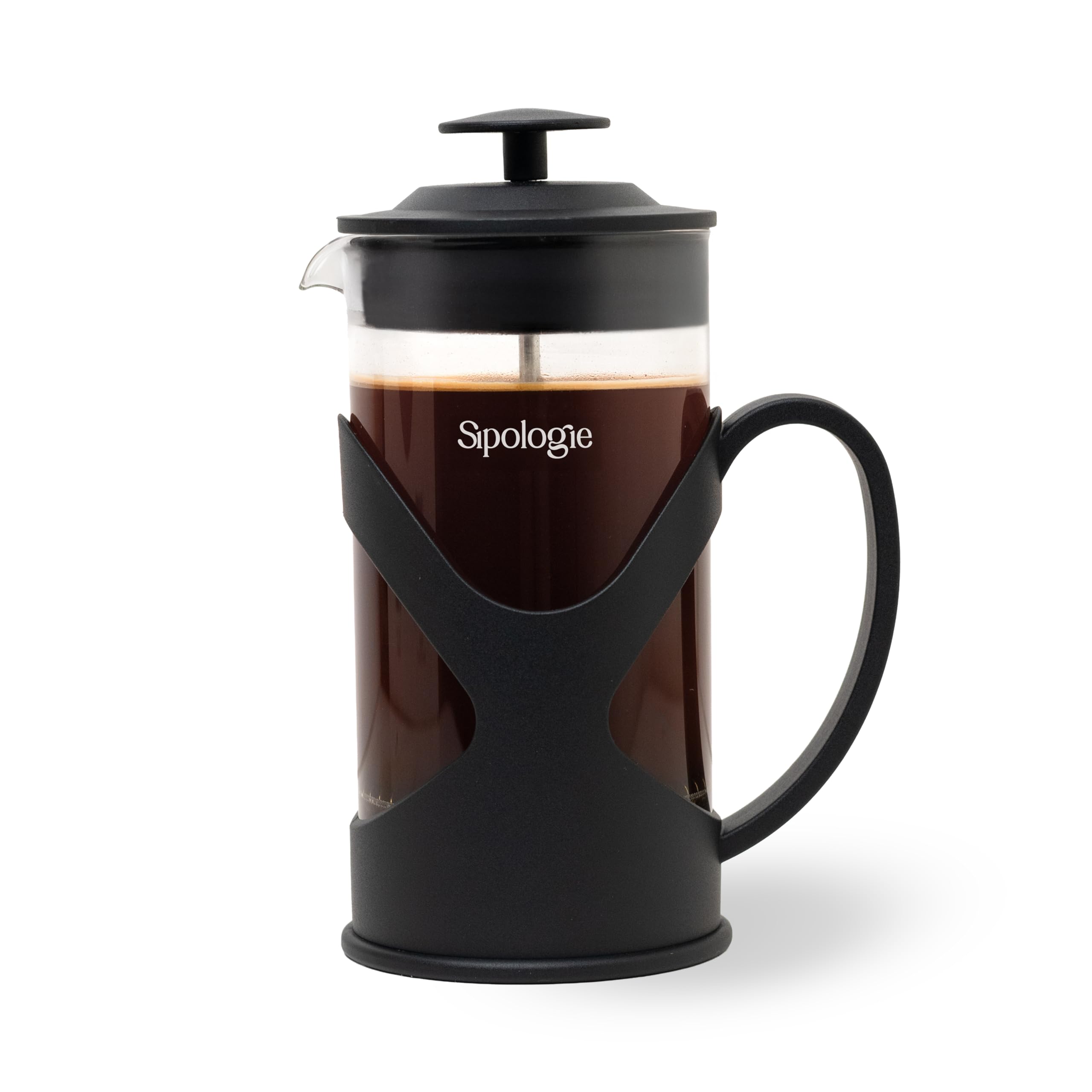 Classic French Press Coffee Maker with 4-Level Filtration and Premium Heat Resistant Borosilicate Glass - Compact and Durable Filter Coffee Maker, Tea Maker - 350ml Coffee Press-image-31