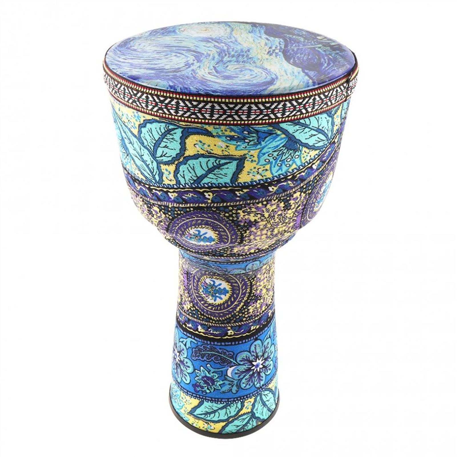 FLFL Djembe Tambor 8 Pulgadas Portátil Calidad Sonido Africano Djembe DUMM Colorido Abdominales Barril CLORURO DE POLIVINILO Tambor De La Mano De Los Niños De La Piel
