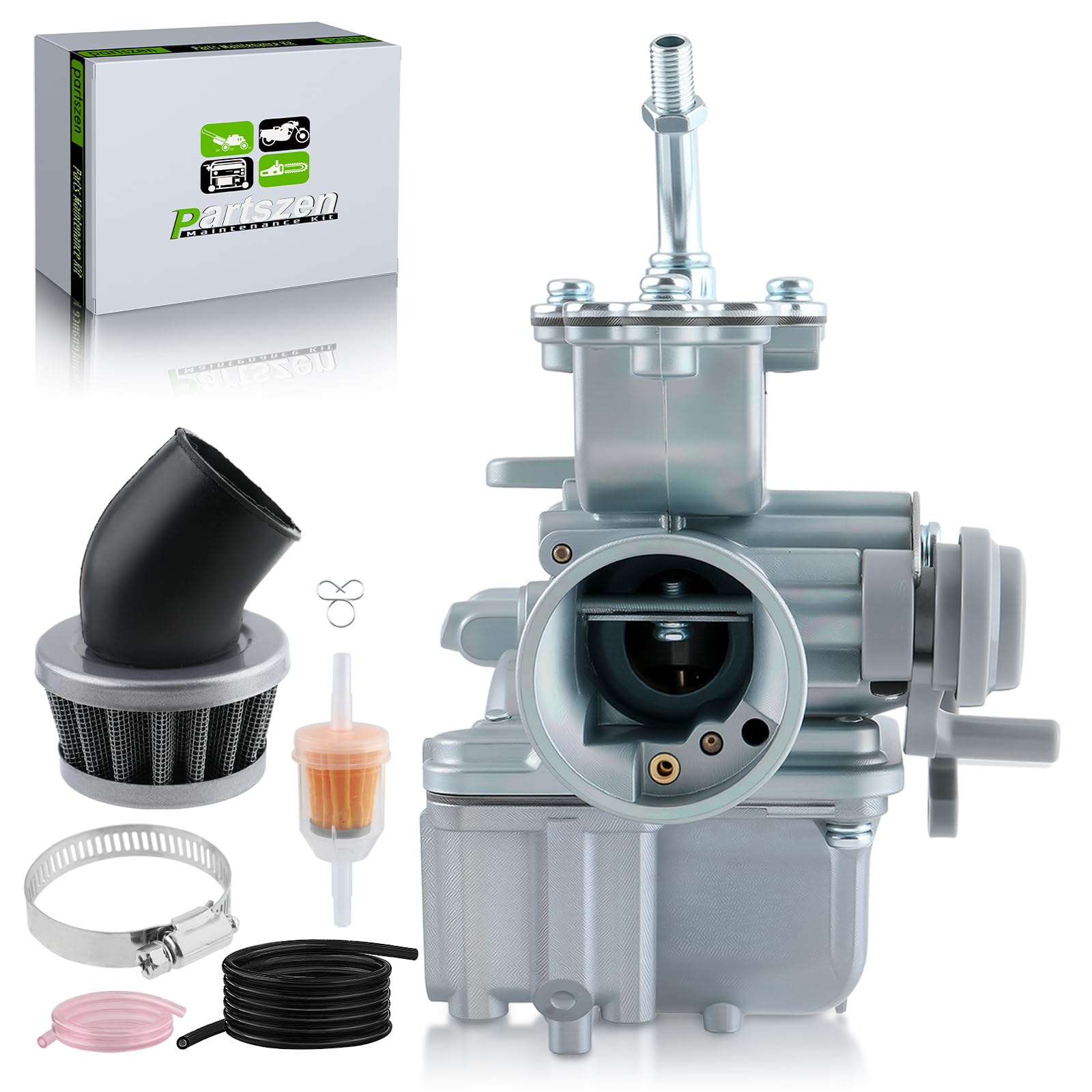 partszen Carburetor Compatible with Yamaha YFM50 Raptor 80 YFM80 YFM8 Raptor 50 With Air Gas Filter