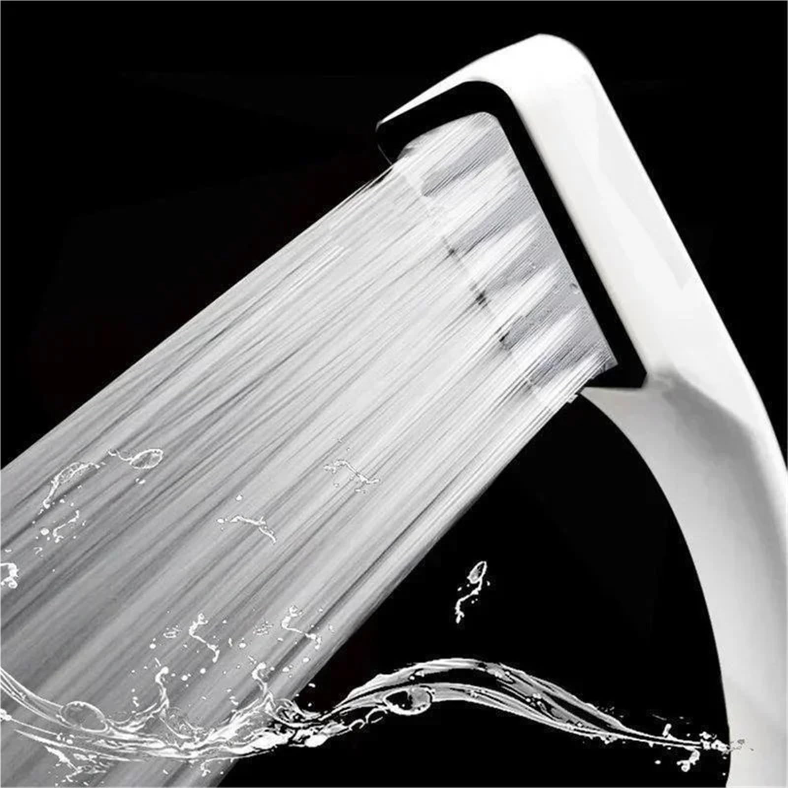 Cabezal de ducha baño 2 uds, cabezal mano con ahorro agua y lluvia, alta presión Para Baño(Silver)