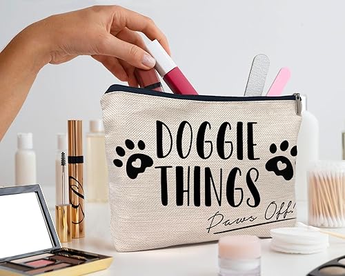 Miniatura 3 de Regalo de mamá para mascotas, regalo para mamá de mascotas, bolsa de cosas de perrito, bolsa de maquillaje de cosas para perros, bolsa con