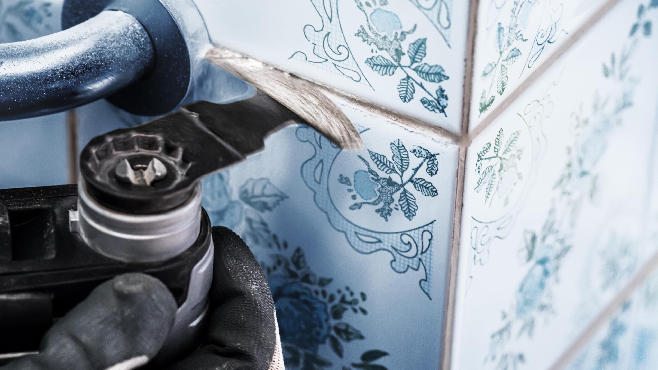 Bosch 1x Brzeszczot do narożników EXPERT MATI 68 RSD4 (do Moździerz, Miękkie płytki ceramiczne, Szerokość mm, Szerokość cięcia 1,6 mm, Professional Akcesoria Narzędzie wielofunkcyjne)