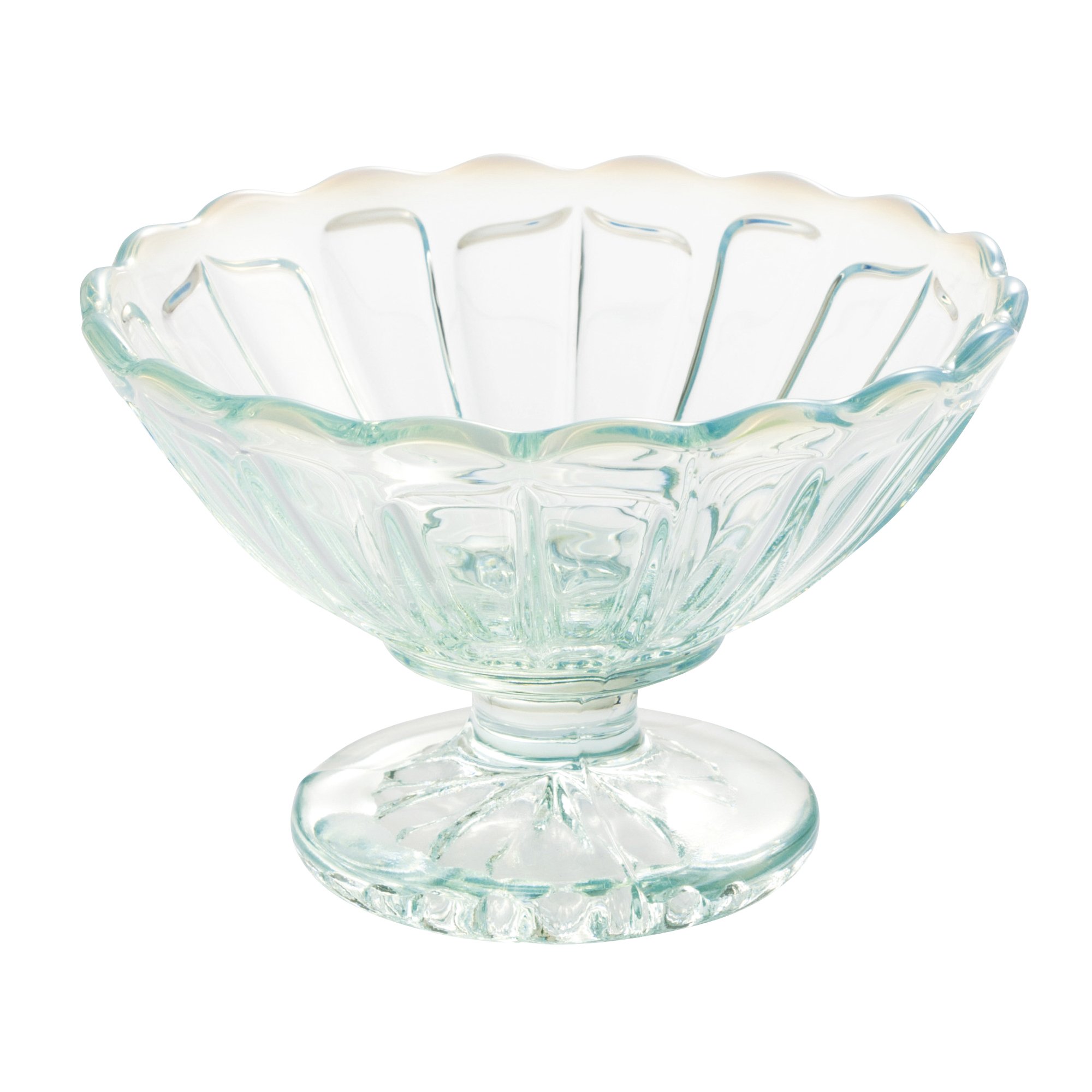 Amazon｜廣田硝子(Hirota Glass) パフェ・サンデーグラス ブルー 径