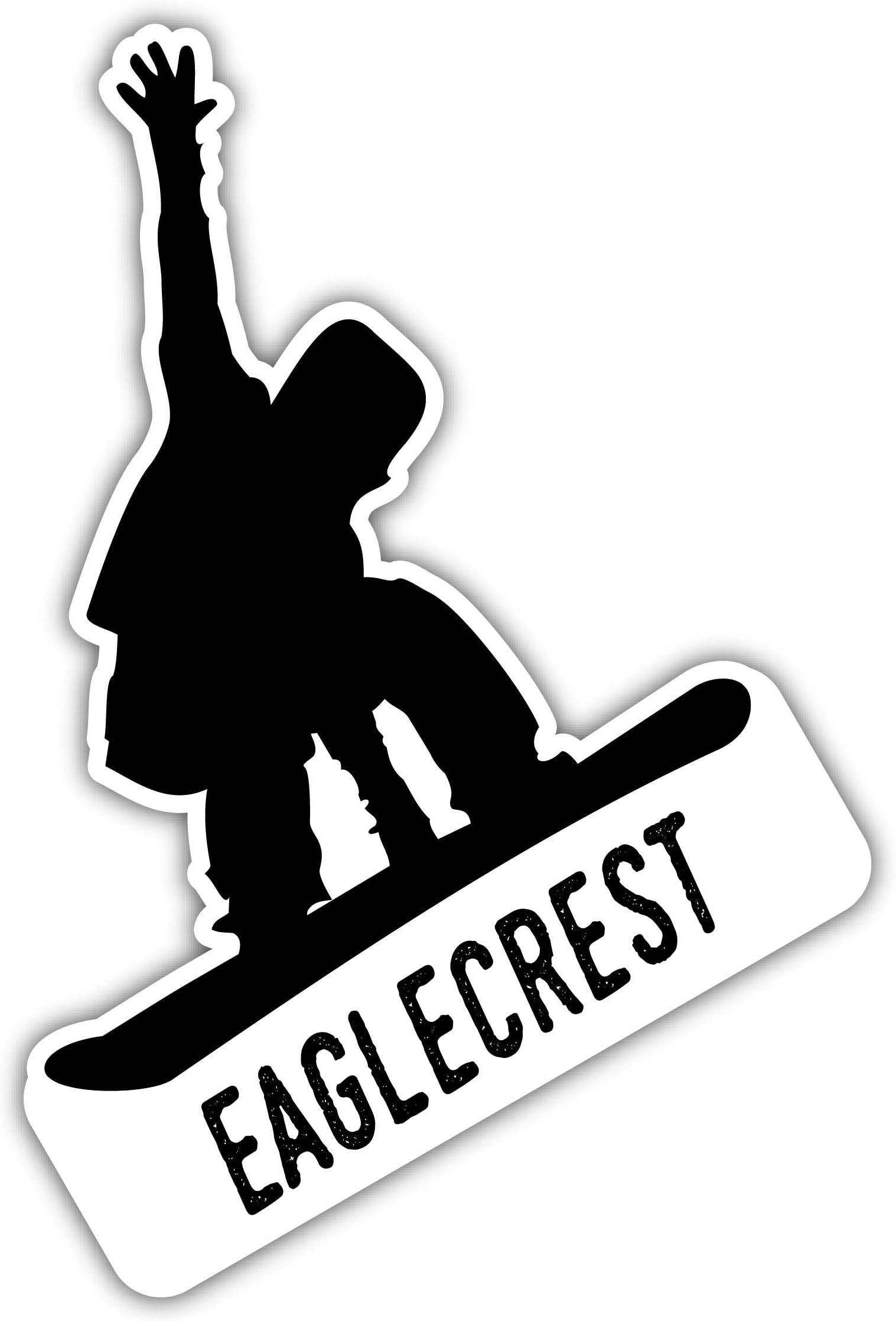 Eaglecrest Alaska Ski Adventures Souvenir 2 Inch Fridge Magnet Board Design