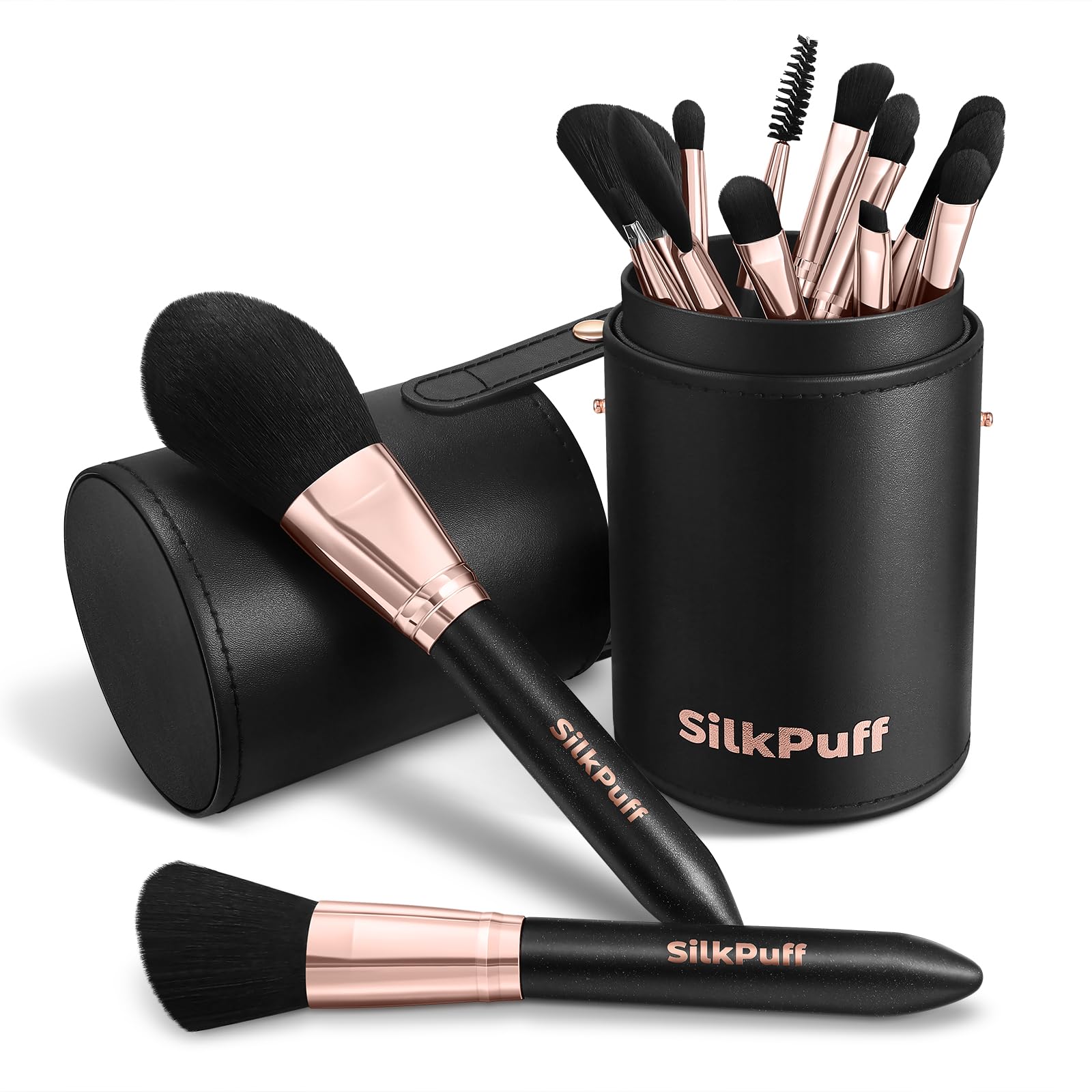 SILK MAKE UP BASE B01 30g　　3本セット Amazon.com: Silkpuff Makeup Brushes Set 15 Pcs Professional