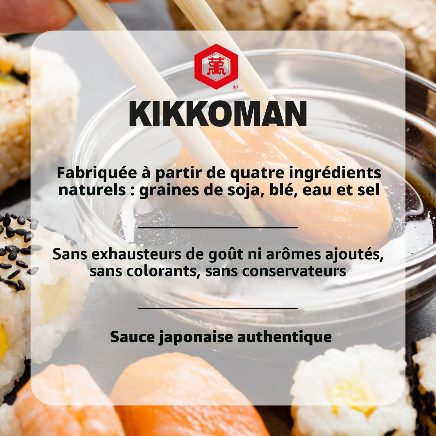 Kikkoman Sauce de Soja Moins de Sel 6 x 150 ml | Tremies de qualité supérieure, origine Pays-Bas, bouteilles pratiques pour dosage facile