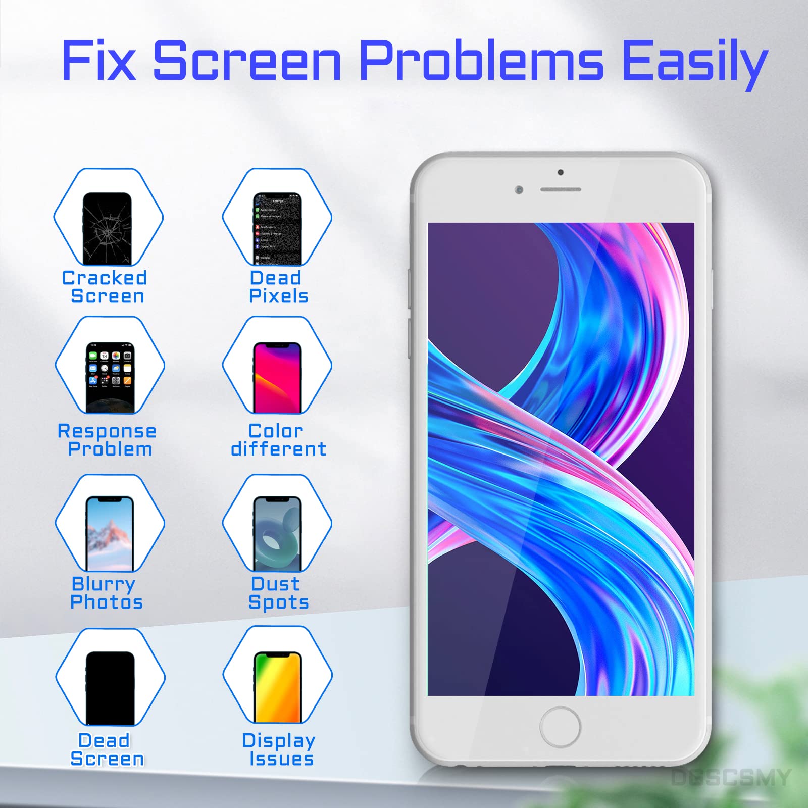 Amazon.com: DGSCSMY for iPhone 8 Screen Replacement for