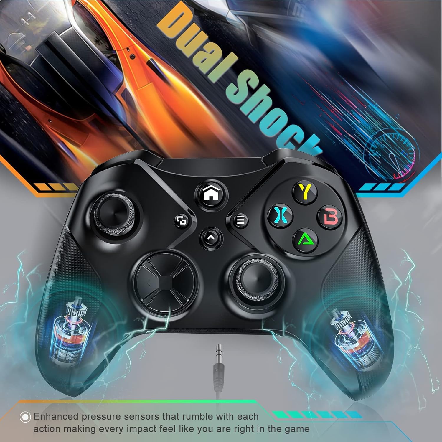 Bonacell Wireless Controller Kompatibel für Switch/OLED/Lite, [Need to Upgrade s/x Pc mit WiFi/Programmierung/Vibration/3.5 mm Audio/Turbo/6-Achsen-Gyroskop Kompatibel Xbox Series One S/X/Android/ios
