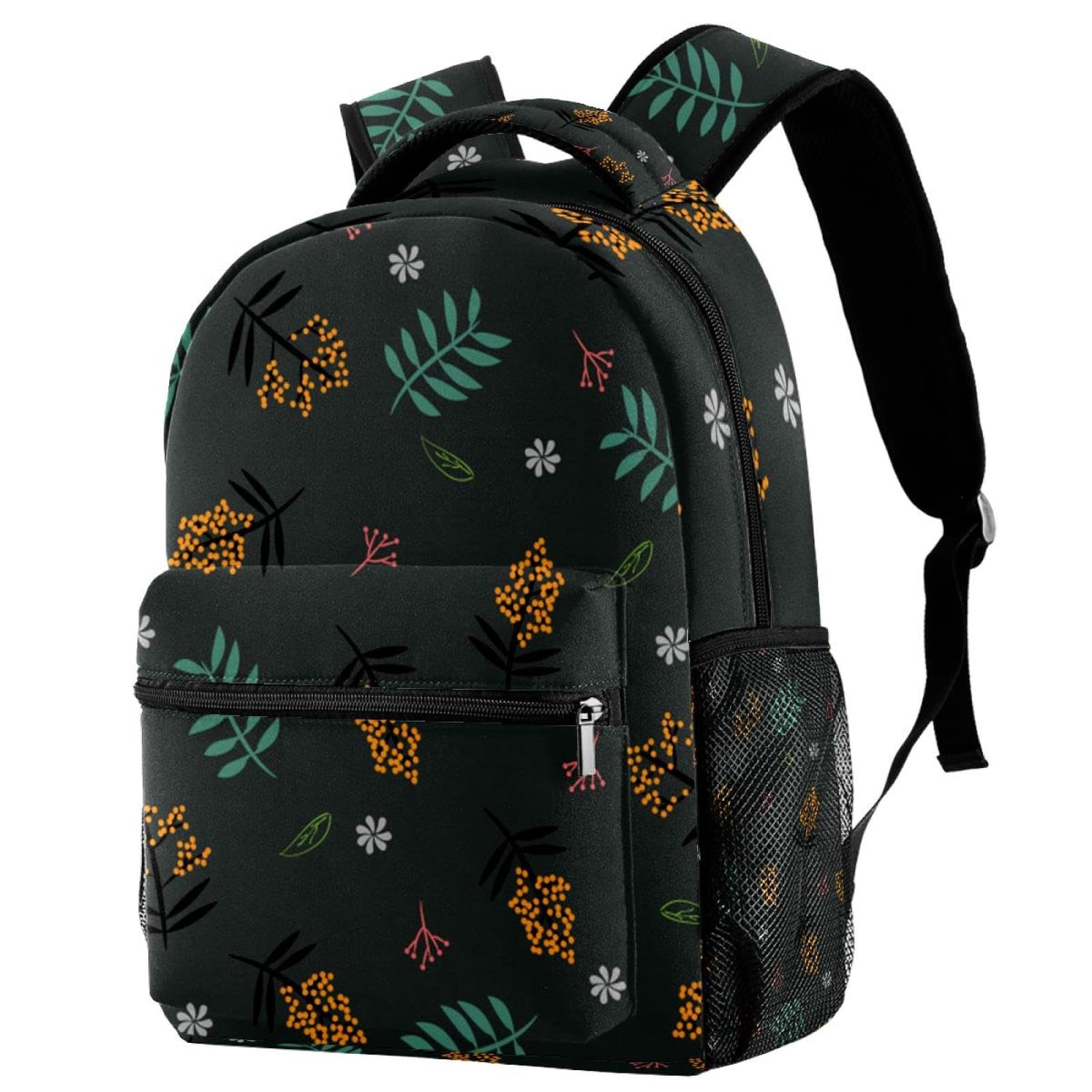 Sac à dos d'école fleurs multicolore idéal pour le collège et les sorties - 7