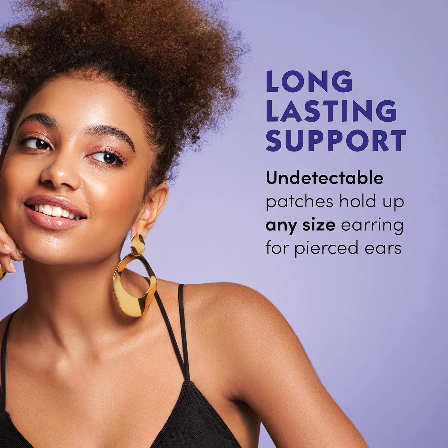 Lobe Miracle Womens Lobe Wonder (60 Patches) Earring Support Patches Ear Lobe Support For Earrings|Ear Stickers For Heavy Earrings | Invisible Earlobe Supporter Heavy Earring 1