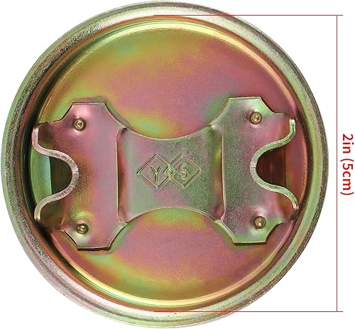 Miniatura 3 de Tapón de tambor, tapa de acero de 2 pulgadas con junta para barriles de 55 galones, tambores, paquete de 6