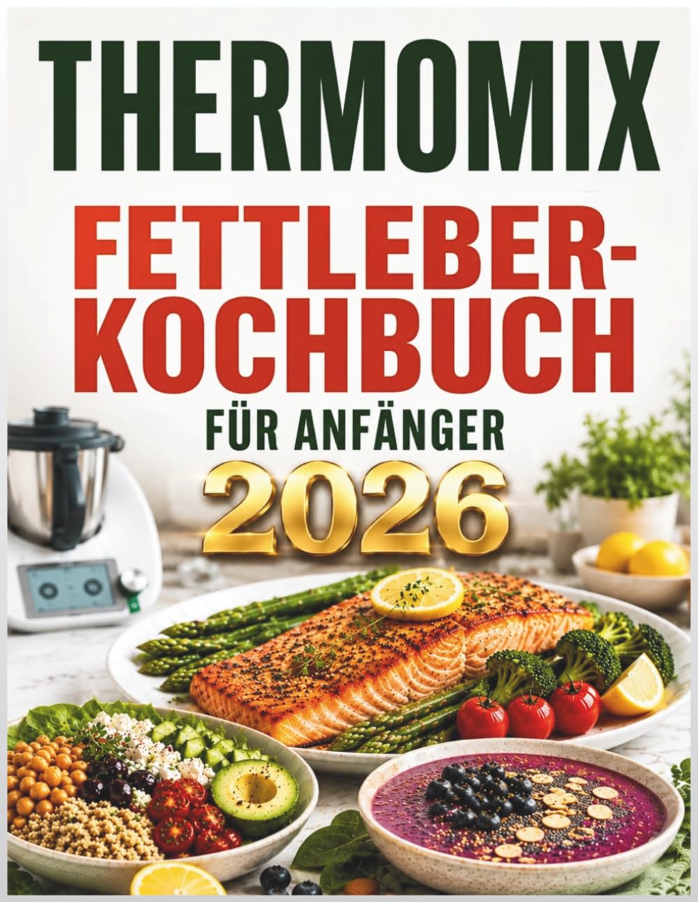 Thermomix Fettleber Kochbuch für Anfänger 2026: 117 einfache, leberfreundliche Rezepte, 14-Tage-Speisepläne und 30-Minuten-Thermomix Gerichte für vielbeschäftigte Erwachsene