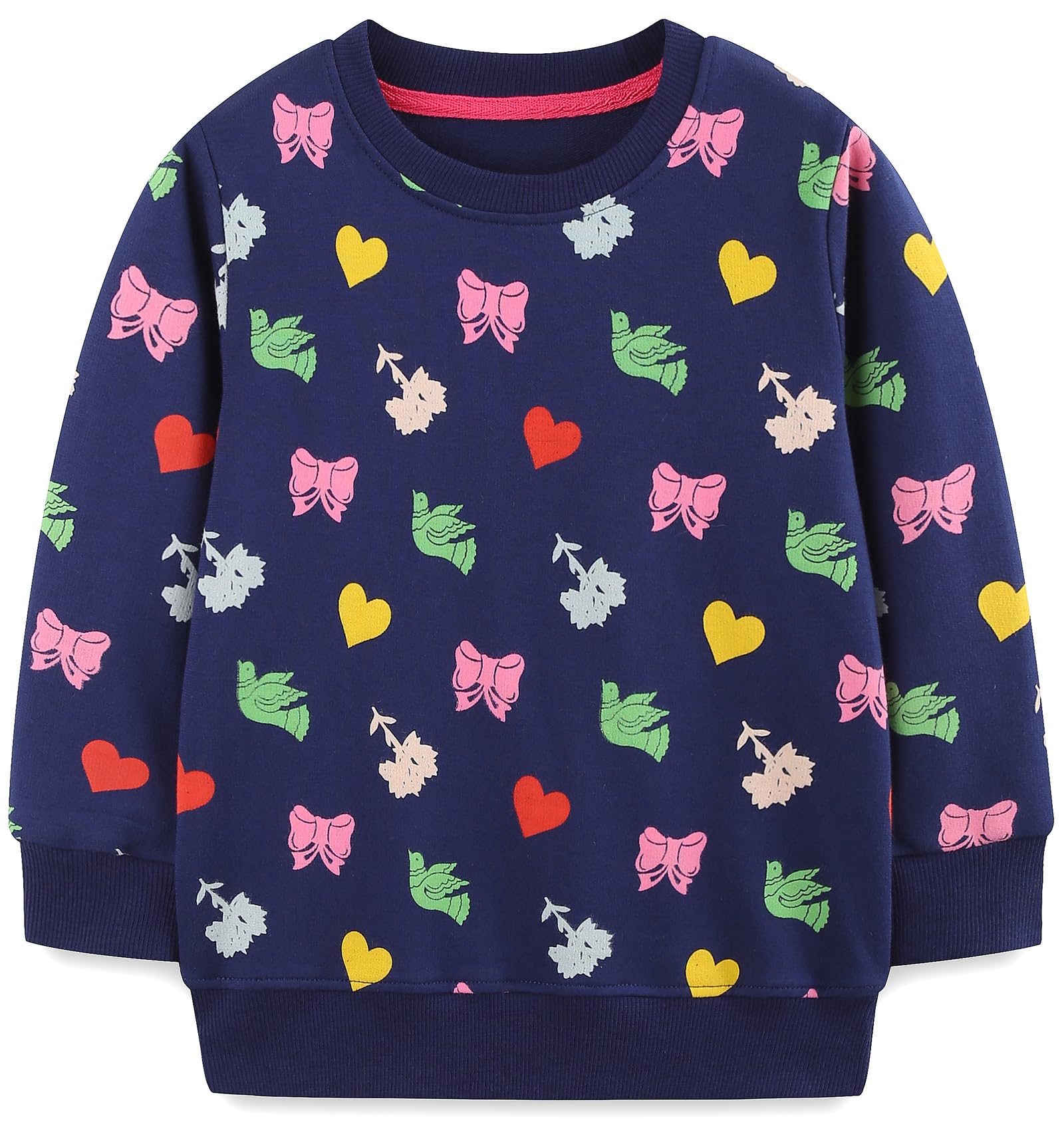 Hongshilian Unisex Kids Cute Cartoon Cotton Sweater Shirt