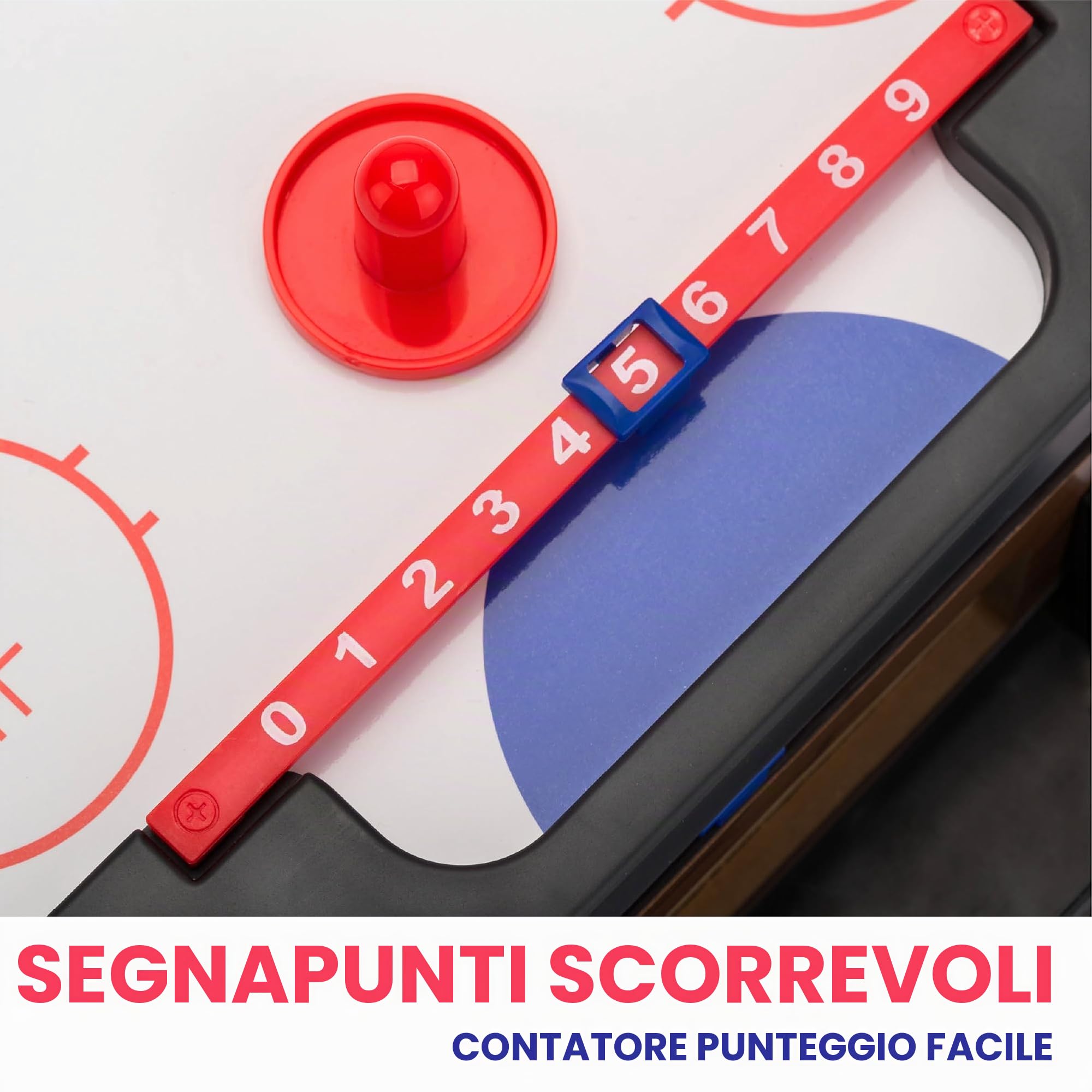 PowerPlay Giochi da tavolo 3 in 1, set da tavolo multi gioco, mini calcio, hockey e ping pong, taglia unica