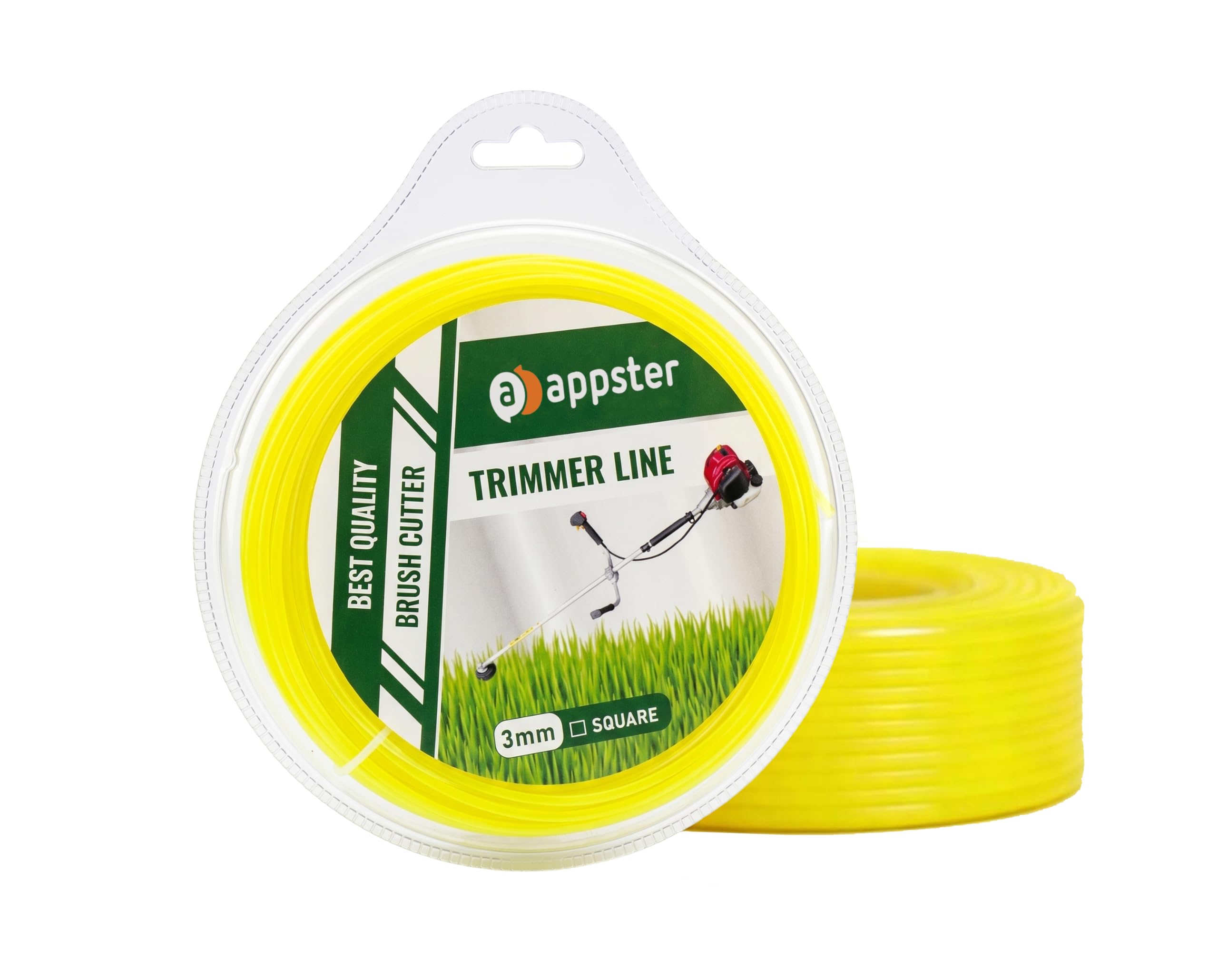 3mm Square Trimmer Line (50 Meter) – Heavy Duty Nylon Weed Eater String & Brush Cutter Rope Bundle – Universal Fit for Grass Trimmers, Lawn Mowers & Tap-N-Go Heads – Commercial Grade-image-39