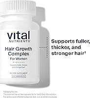 Vista 5 de Vital Nutrients Hair Growth Vitamins Complex for Women - Hair Growth Supplement Supports Fuller, Thicker, Stronger with Keratin, Ashwagandha, Hops