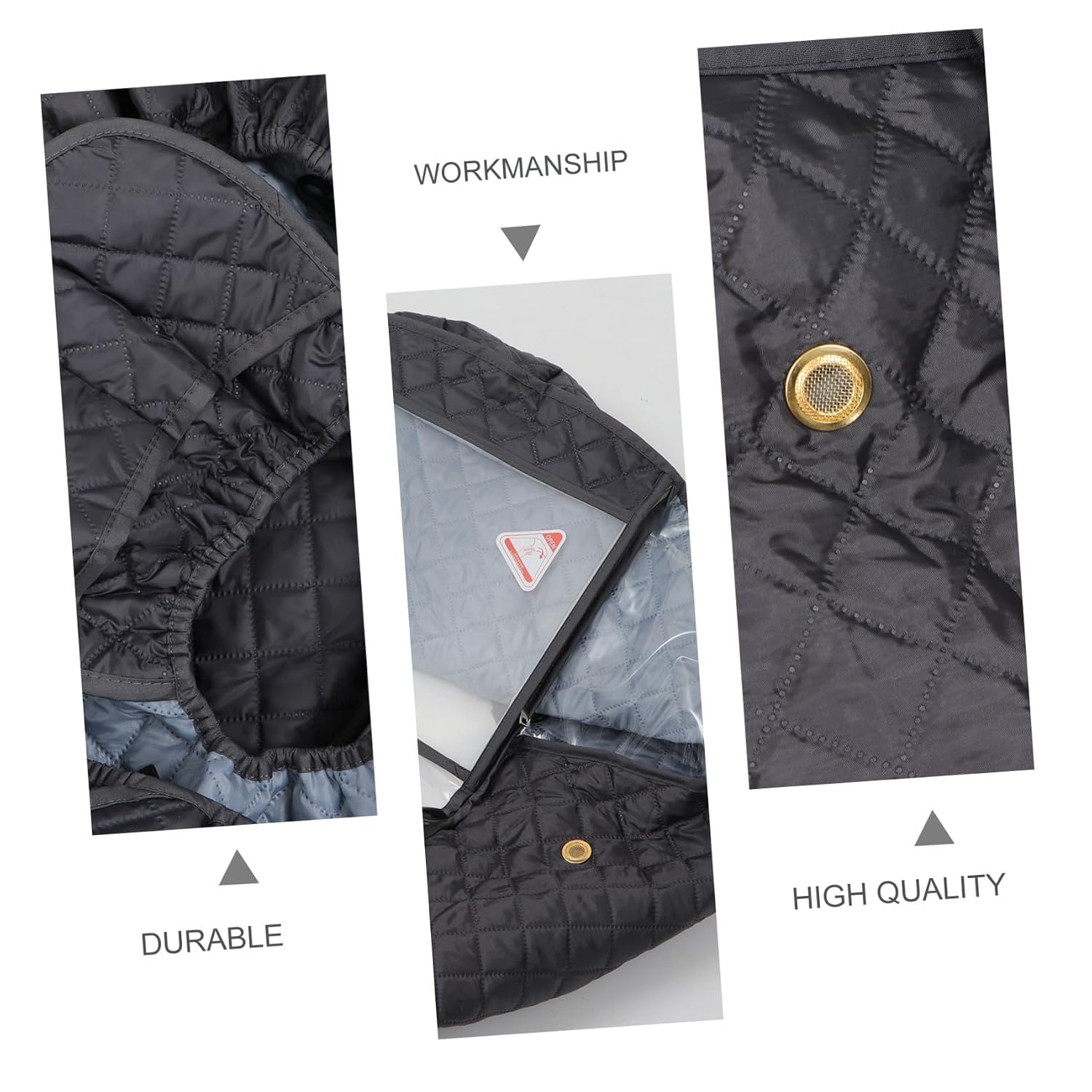 Stroller Cover Thickened Windproof for Outdoor Use Against Rain and Wind Fit for Strollers