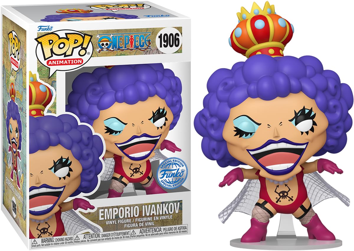 Funko Pop! Animation: One Piece - Emporio Ivankov (Funko Exclusive) #1906, Multicolored, normal - Image 3