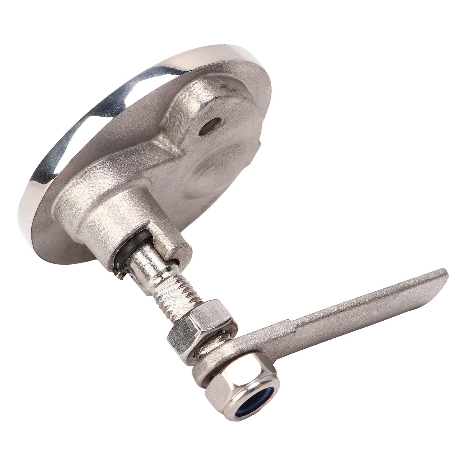 Loquet à Came Affleurant En Acier Inoxydable 316 – Pour Bateau, Trappe, Réglable 10-60 Mm, Finition Miroir