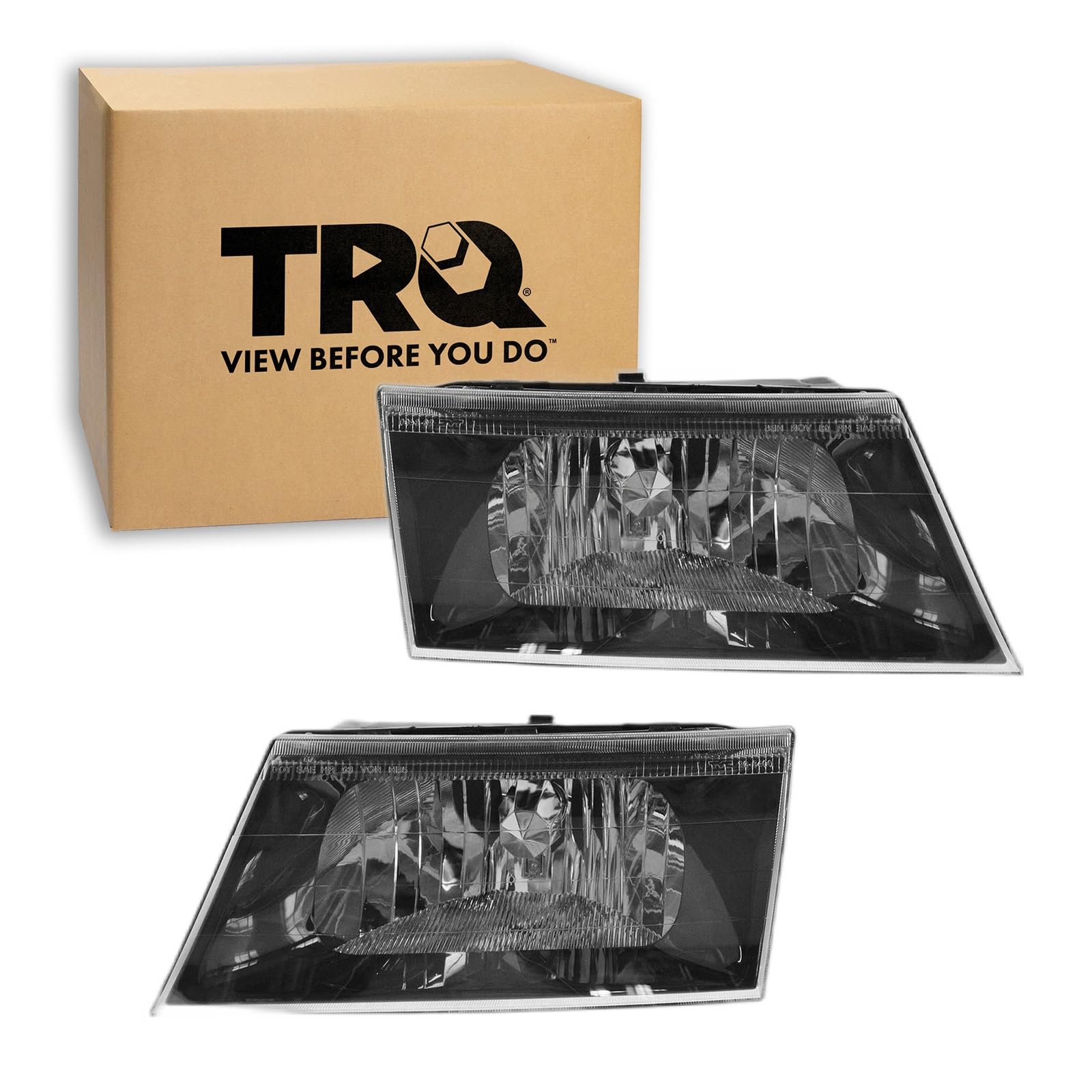 TRQ Headlight Assembly Set FO2502197 FO2503197