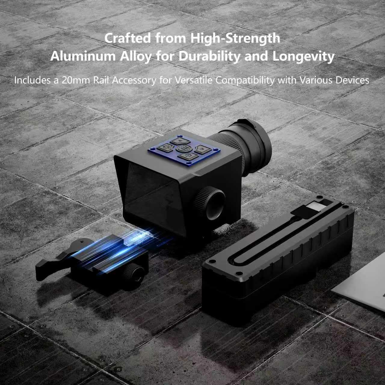 Thermal Imaging Night Vision Search Scope for Bow | NETD<30mk | 1000m Detection | AI Enhanced Imaging | 2–8× Zoom | 256×192/384×288 Options | 10h Runtime | Home Security/Industrial Diagnostics