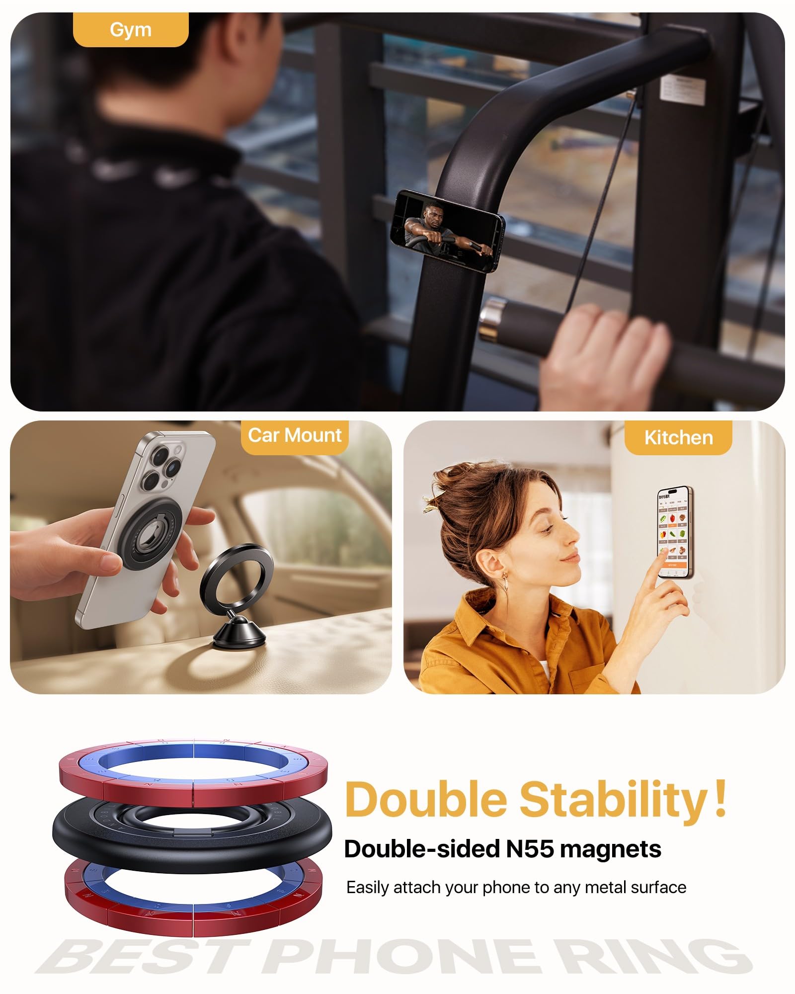 Anello Magnetico IPhone Anello MagSafe Per IPhone - Supporto