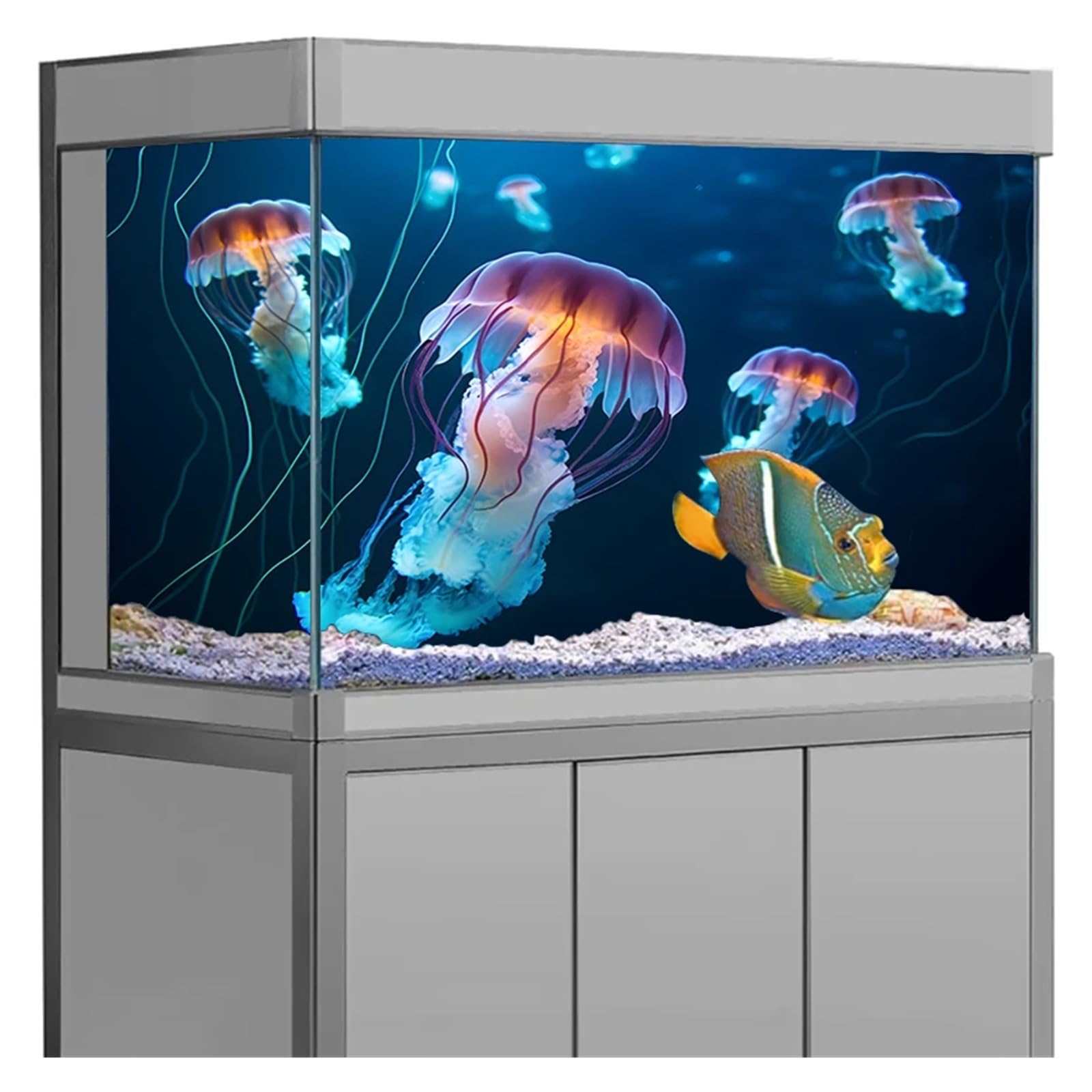 Fond D'aquarium Autocollant de Fond d'aquarium, décoration d'aquarium, Papier Peint Autocollant, arrière-Plan(41x 122cm)