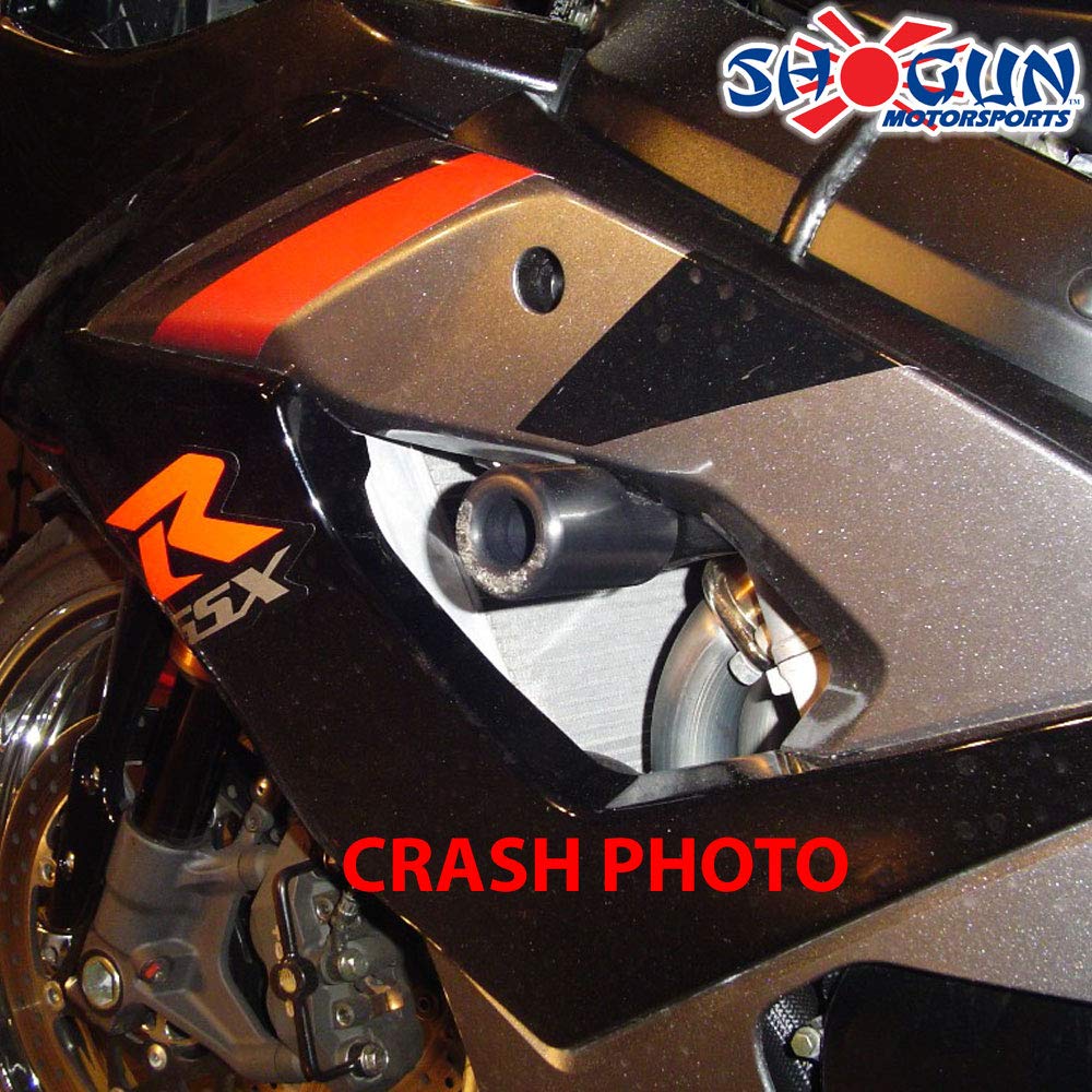 750-5409 No Cut Black Frame Sliders Suzuki GSXR600/750
