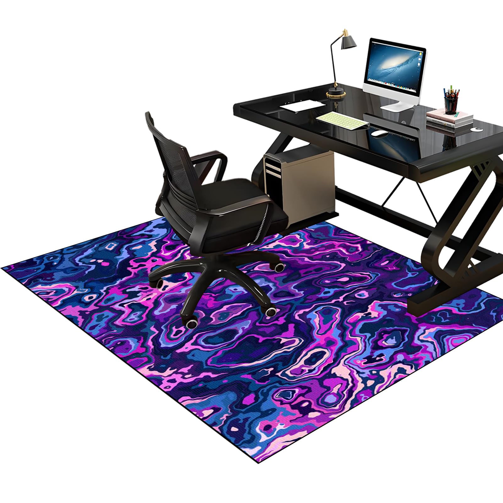180 x 200 cm Office Chair Mat for Carpeted Rectangular Carpet Protector Chair Mat Gaming Chair Mat for carpet floors Hard-Floor Chair Mats Chair Rolling Mat Desk Chair Mat Carpet Floor Protection