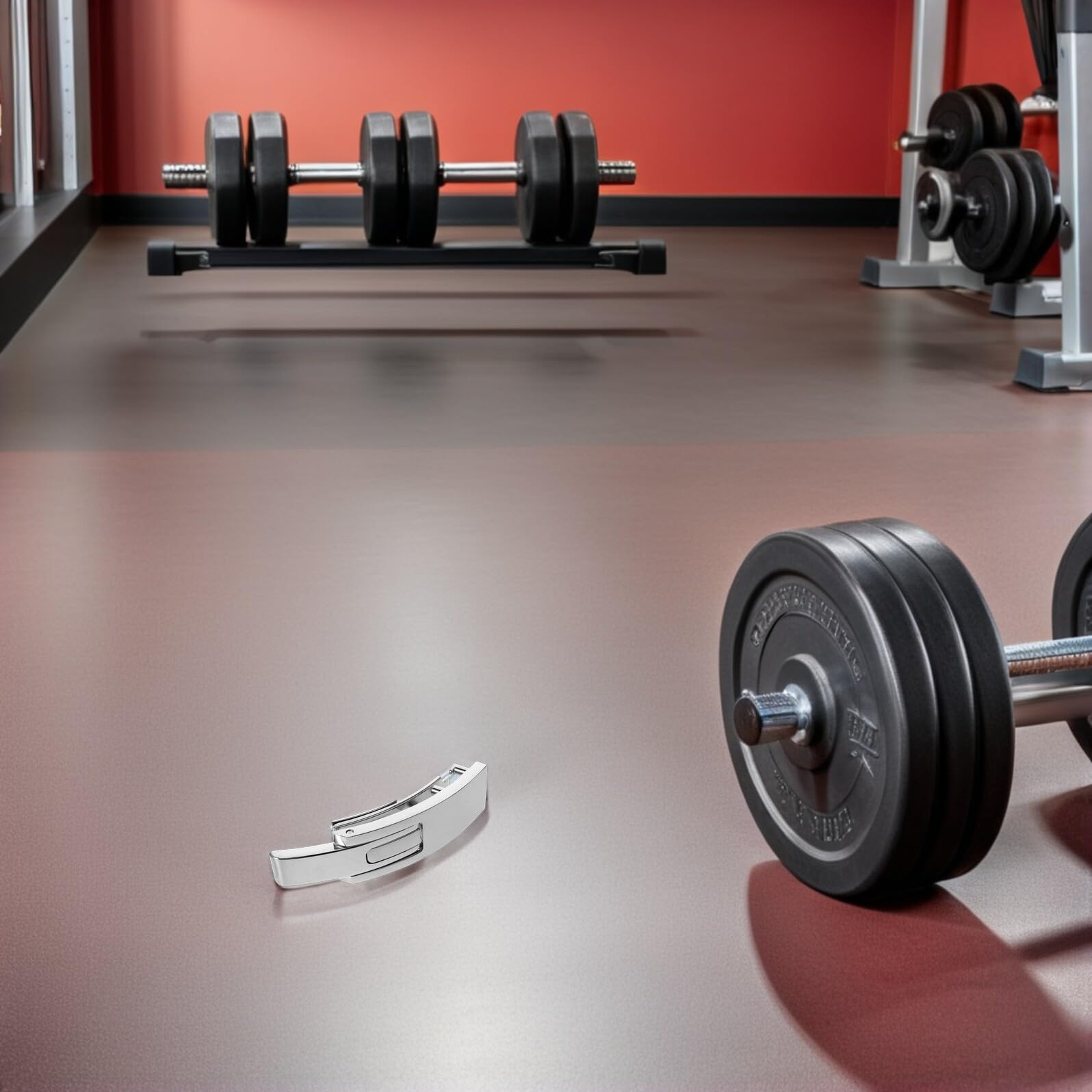 Fibbia a scatto per cintura da sollevamento pesi, alluminio, sgancio rapido, per squat e allenamento a casa, ricambio per cintura da palestra