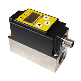 Micro Turbine Flowmeter with Temperature Sensor, DN10-DN25, 4-20mA & RS485 Output, MODBUS-RTU, Industrial Liquid Flow and Temperature Measurement DN10