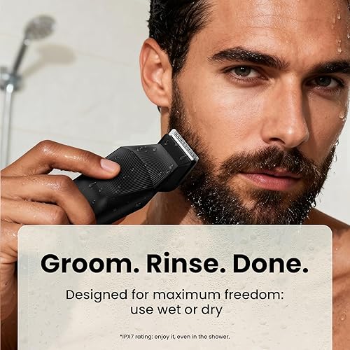 Miniatura 7 de Yineel Recortadora de barba para hombre