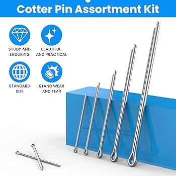 ● Fetters Cotter Pin Assortment Kit, SDTC Tech 20 PCS 304 Stainless