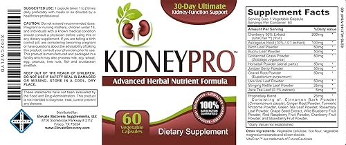 Miniatura 3 de Kidney-Pro (todo en 1) con 21 suplementos de salud renal en 1 fórmula que incluye extracto de arándano, suplemento de apoyo total del riñón,