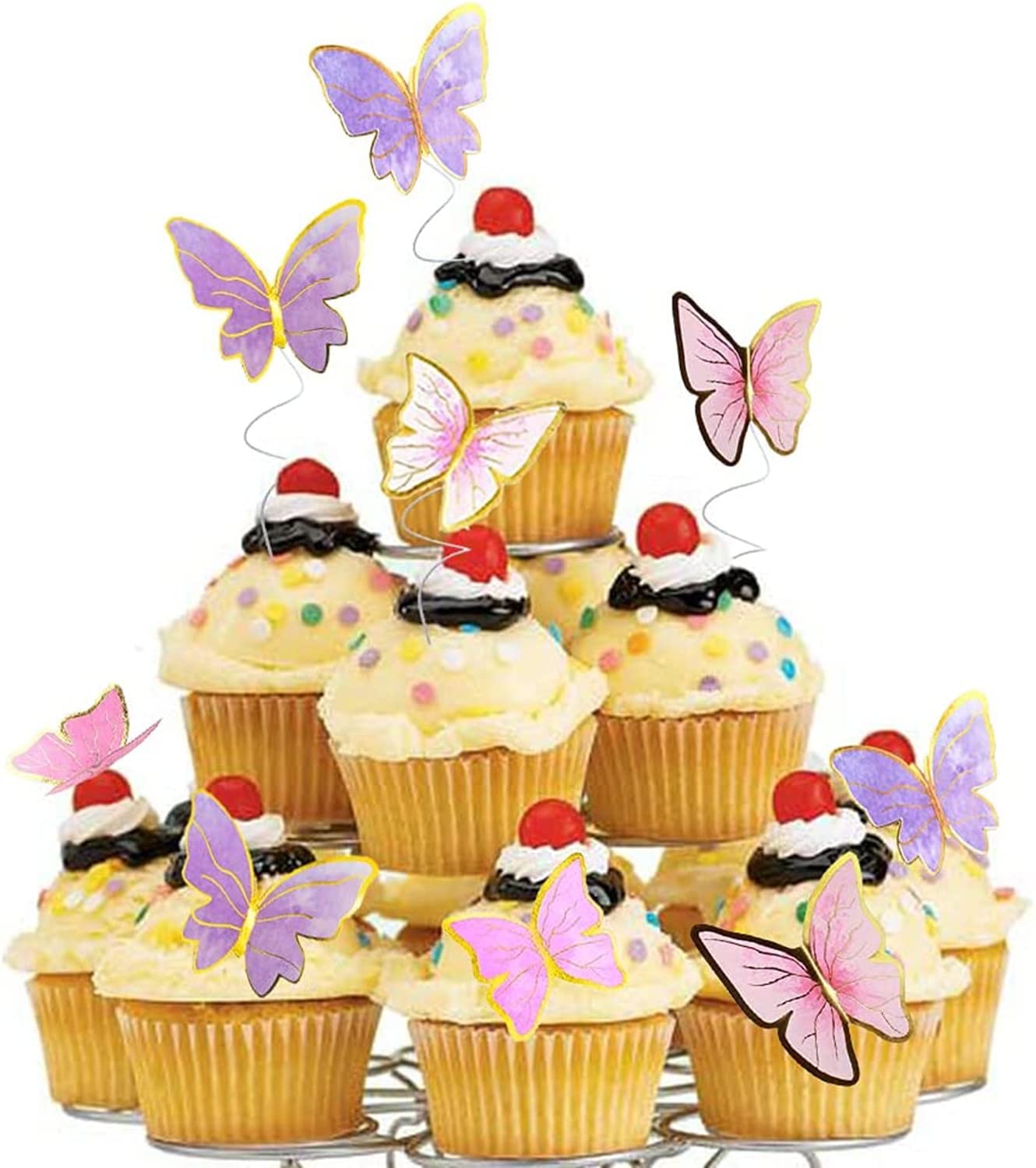 Decorazioni di primavera con farfalle colorate | Maestra Mary