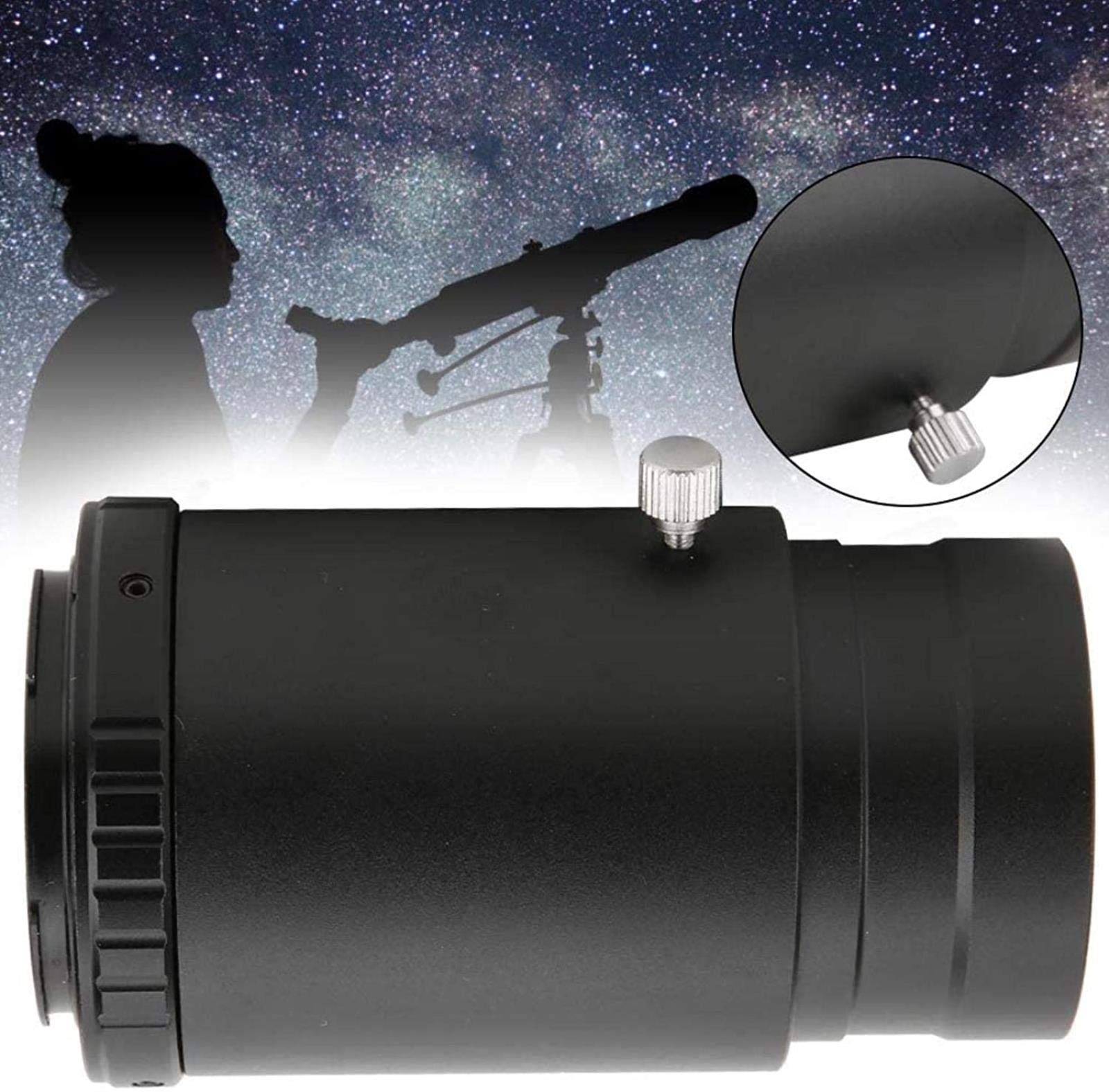 Przenośna lornetka o dużej mocy 5 cm rura przedłużająca okular, gwint M42x0,75 pierścień konwertera do podłączenia teleskopu astronomicznego do kamery