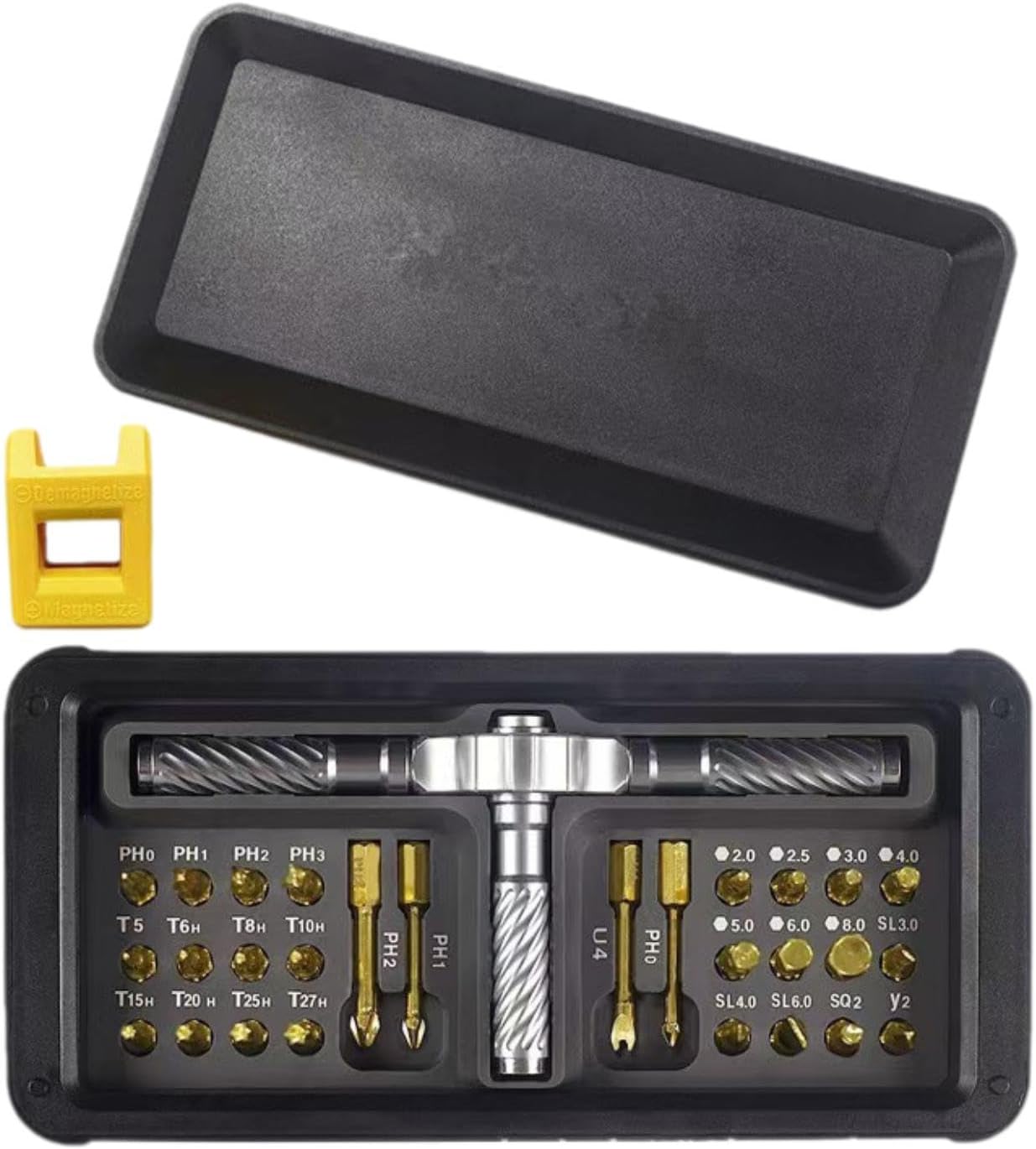 30 in 1 Ratchet Screwdriver Set Repair Tool Kit DIY Compact 28 Bit Versatile for Home Electronics Maintenance DIY Enthusiasts