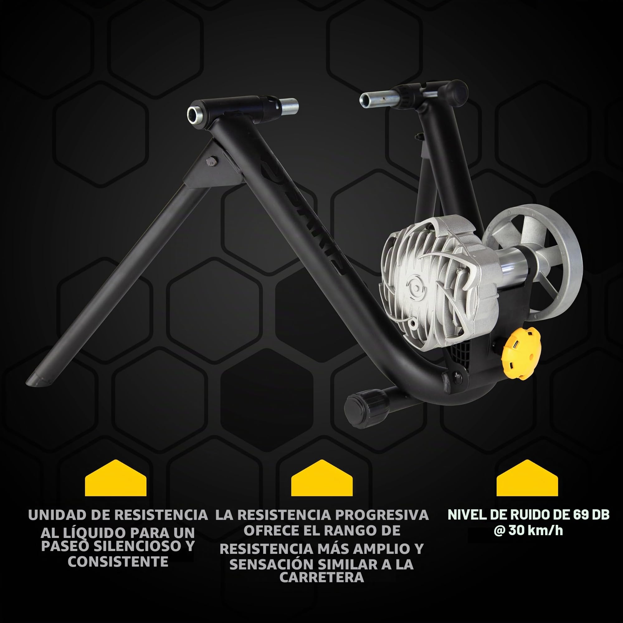 Saris Fluid2 - Entrenador de bicicleta de interior, opción equipada inteligente, se adapta a bicicletas de carretera y montaña, compatible con la aplicación Zwift