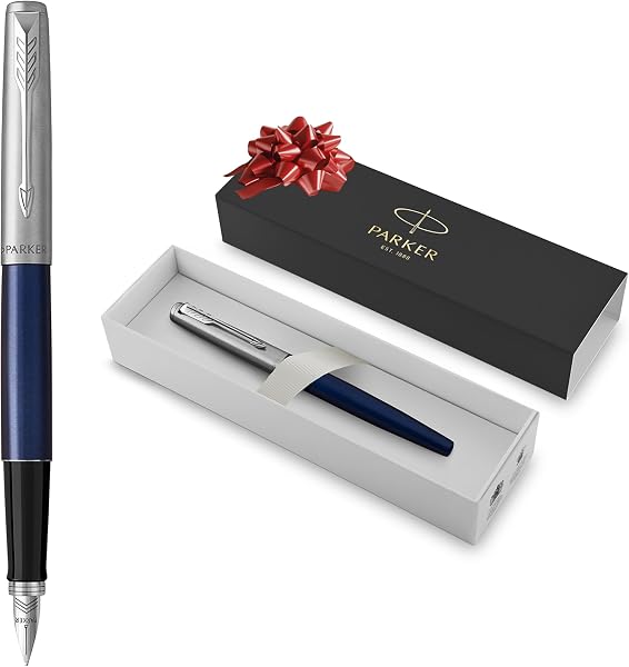 Parker Jotter Fountain Pen Royal Blue Medium Nib