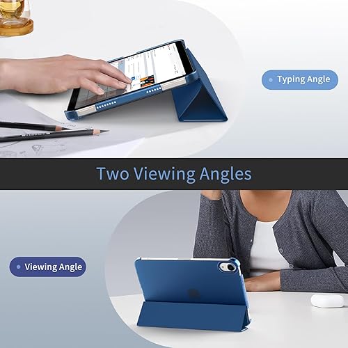 Miniatura 6 de MoKo Case Fit New iPad Mini 6 2021 (6 generación, 8.3 pulgadas) - Funda trasera delgada, ligera, rígida, transparente, con protector trasero