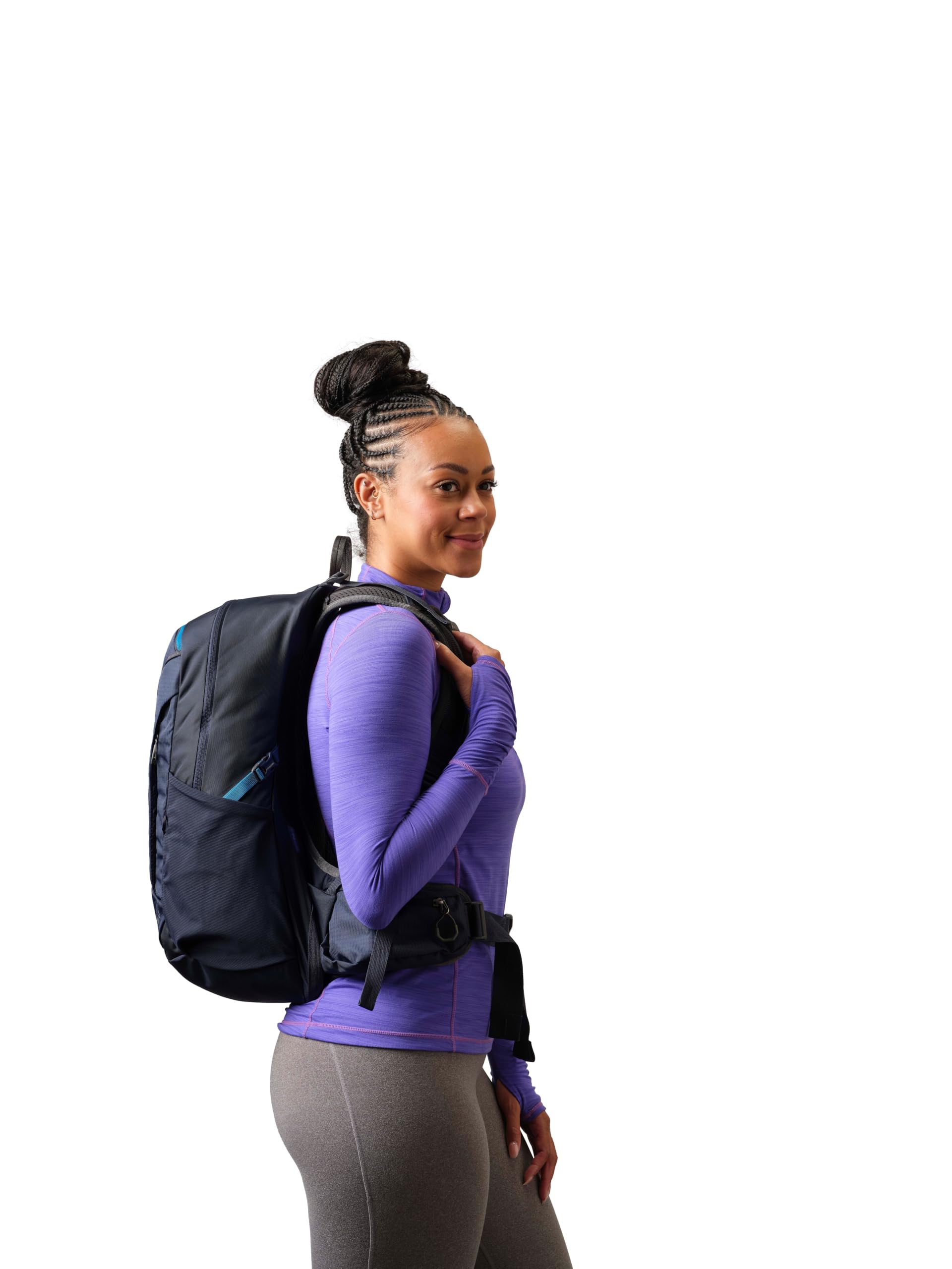Gregory Vaporspan - Jade LT 25 - Sac à dos de randonnée pour femme, 53 cm, 25L, 1.03 KG, Ceinture abdominale réglable, compatible avec système d’hydratation, Vert (Artichoke Green)