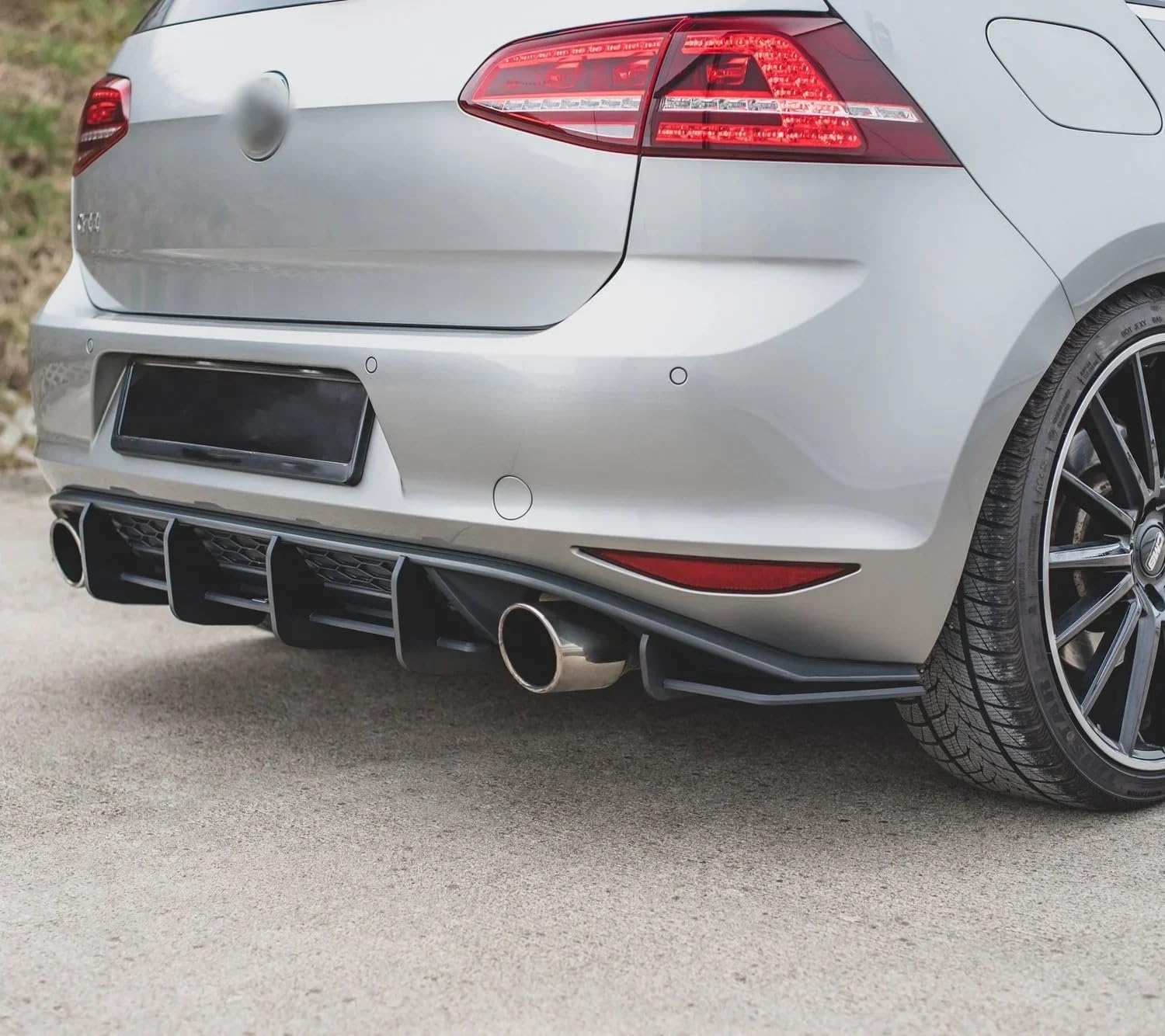 Uniwersalny spoiler Do Vw Golf 7 MK7 GTI To Maxton Style | 2014-2017 V2 Tylny Dokładka przedniego zderzaka