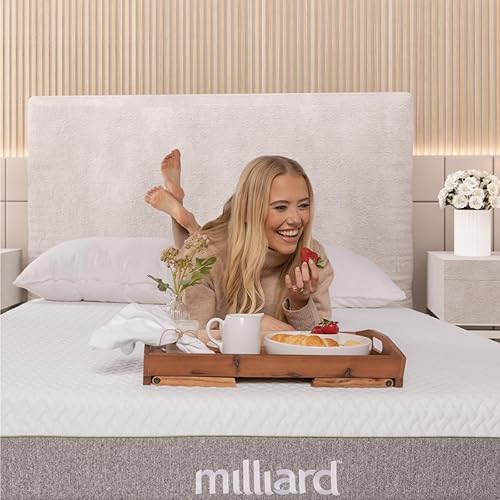 Miniatura 2 de Milliard - Colchón de 10 pulgadas de espuma viscoelástica tamaño individual, alivio de presión - Colchón de espuma viscoelástica firme, mejor