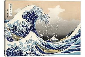 HJMGL 5D Diamond Painting Kits for Adults - The Great Wave Off Kanagawa