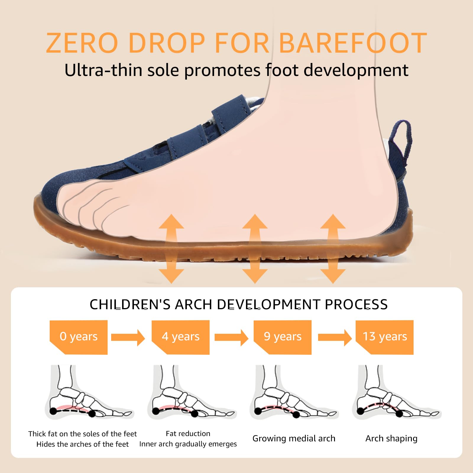 STQ KIDS Scarpe Bambino Bambina Sneakers Punta Larga Antiscivolo Leggere Primi Passi Outdoor Tennis attività