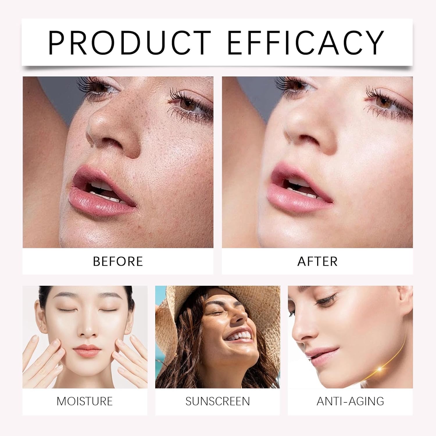 Sheer Setting Mist Sunscreen SPF 50 - Hydrating Glow Mist with Shimmering Oil, Broad Spectrum Water-Resistant Face & Body Spray, Reef-Safe Non-Greasy Formula for Makeup-Friendly Radiance - Image 6